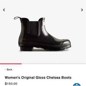 Hunter Boots Women’s Original Gloss Chelsea Boots